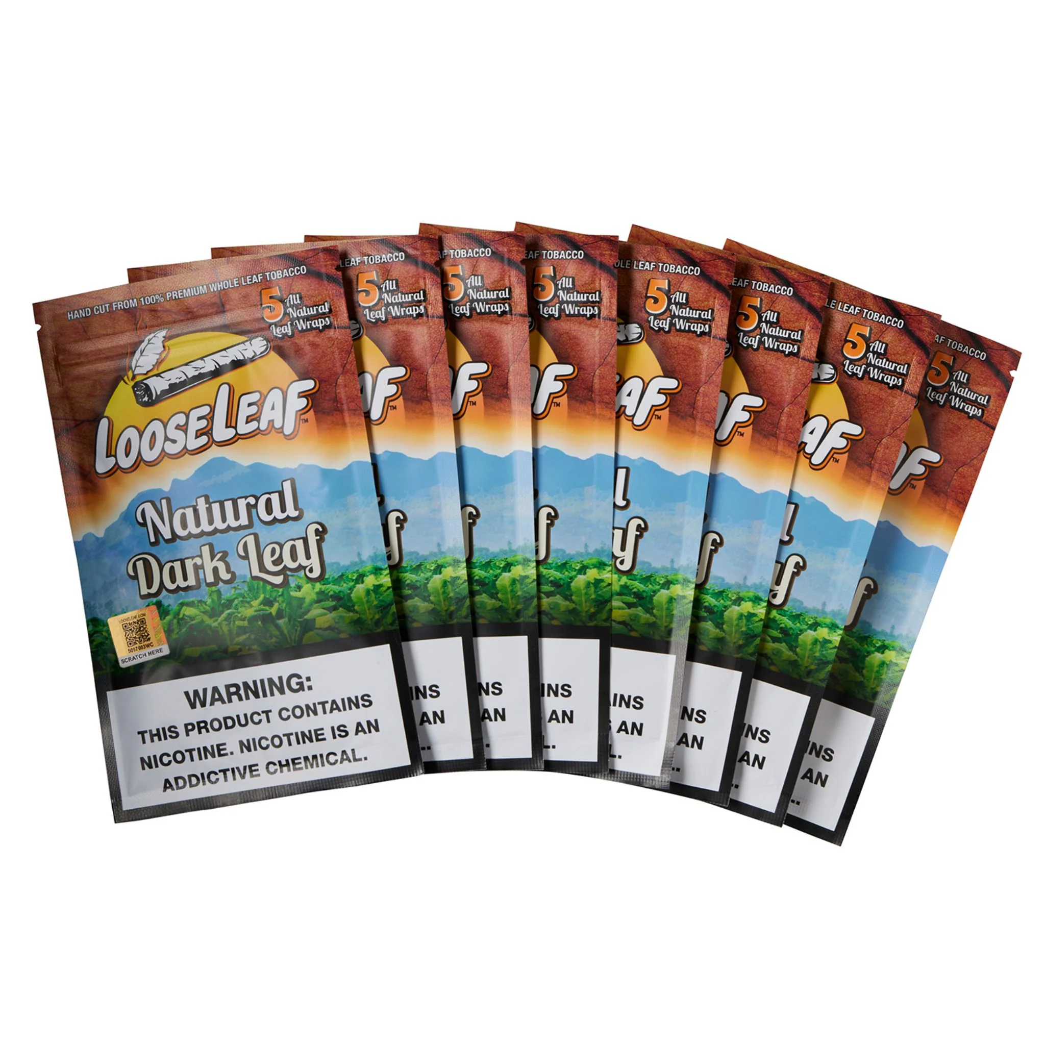 Natural Dark LooseLeaf Wraps (5-Pack) - Image 4